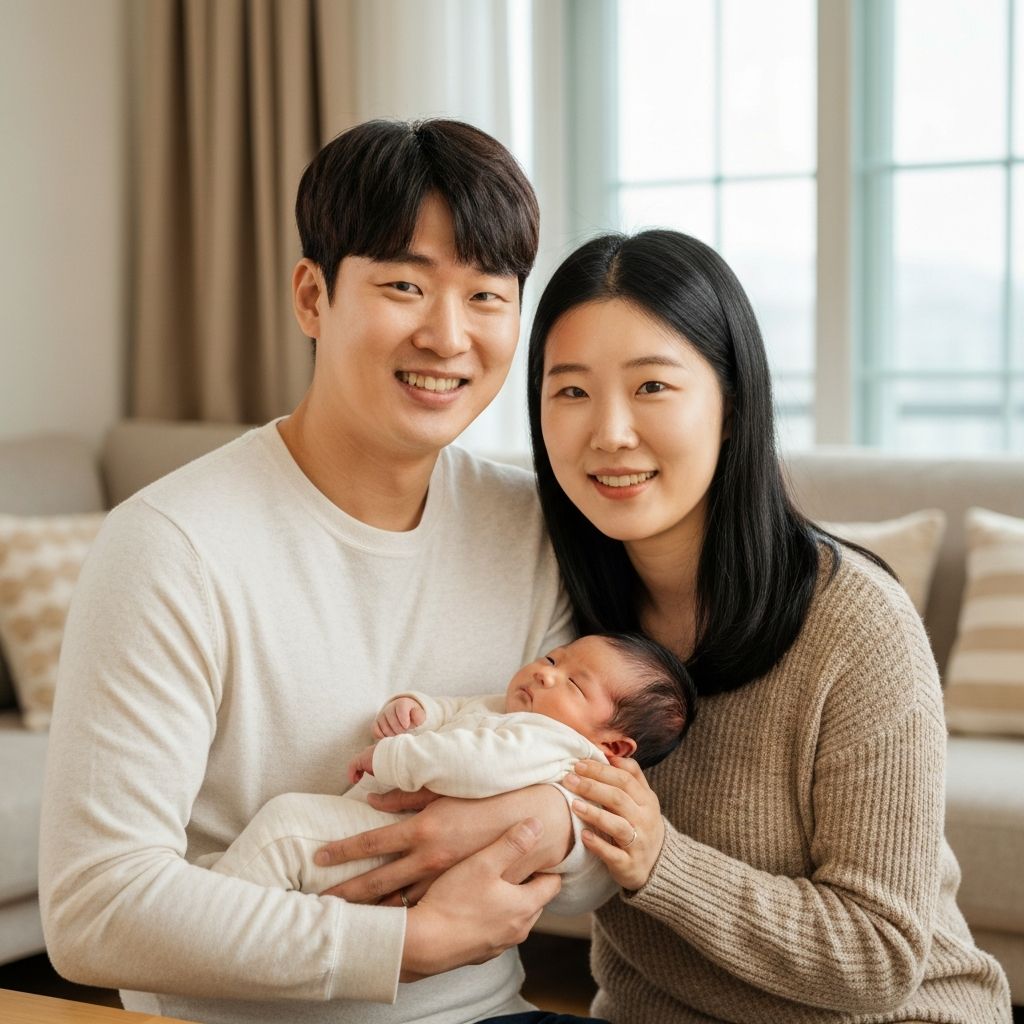 행복한 가족의 순간